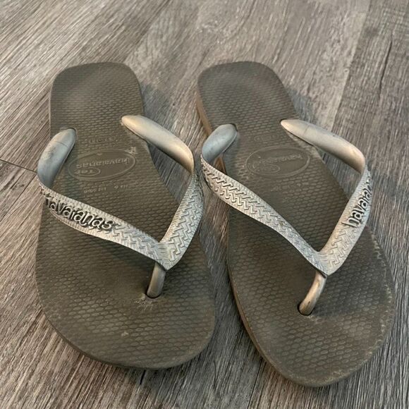 Worn / Used Havaianas Sandals Size 37/38 - Picture 2 of 7
